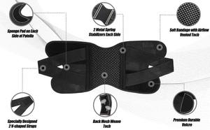 Attelle de genou pour la douleur au genou, genouillère réglable avec stabilisateurs latéraux, bandage ultra-doux pour le sport, la course à pied, déchirure du ménisque - Product Image 4