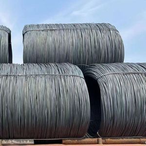 ลวดเหล็กกล้าอ่อนรีดร้อนคุณภาพสูง SAE1008 SAE1006 AISI1020 ขนาด 5 มม. 5.5 มม. 8 มม. 10 มม. Q195 Q235 - Product Image 1