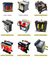 Transformador de Potencia para Automatización Industrial, 480V a 120V 24V 5V, Tipo Seco, Monofásico, para Línea de Ensamblaje Robótica
