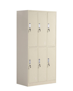 Made in China 6 Door <strong>Locker</strong> Modern Steel Clothes Storage Cabinet <strong>Simple</strong> School Office <strong>Locker</strong> - Product Image 6