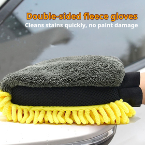 Gants <span class=keywords><strong>de</strong></span> <span class=keywords><strong>lavage</strong></span> <span class=keywords><strong>de</strong></span> <span class=keywords><strong>voiture</strong></span> imperméables double face personnalisables à bon prix, séchage rapide, sans rayures, en <span class=keywords><strong>microfibre</strong></span> - Product Image 6