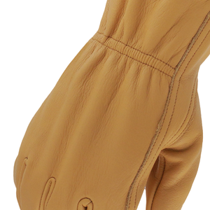 Guantes de seguridad de cuero de grano de vaca completos duraderos MaxiPact para agricultura, construcción, trabajo Industrial, conductor, guantes de puño - Product Image 3