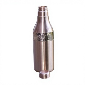กระติกน้ำทองแดงตีลาย ปราศจากสาร BPA ป้องกันการรั่วซึม ใช้กับเครื่องล้างจานได้ ป้องกันการกัดกร่อน ทนความร้อน ใช้กลางแจ้งได้ ความจุ 750 มล. เก็บความร้อนได้นาน 12-24 ชั่วโมง - Product Image 4