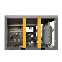 Compresseur d'air à vis rotatif industriel VSD/VFD Inverter Multi-Power (250KW-55KW) Faible bruit Moteur refroidi par air inclus