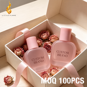 Profumo Personalizzato LF con Etichetta Privata, Peonia e Rosa, in Flacone di Vetro Satinato Rosa, <span class=keywords><strong>EDP</strong></span> Floreale e Fruttato a Lunga Durata 8 Ore per Donne - Product Image 2