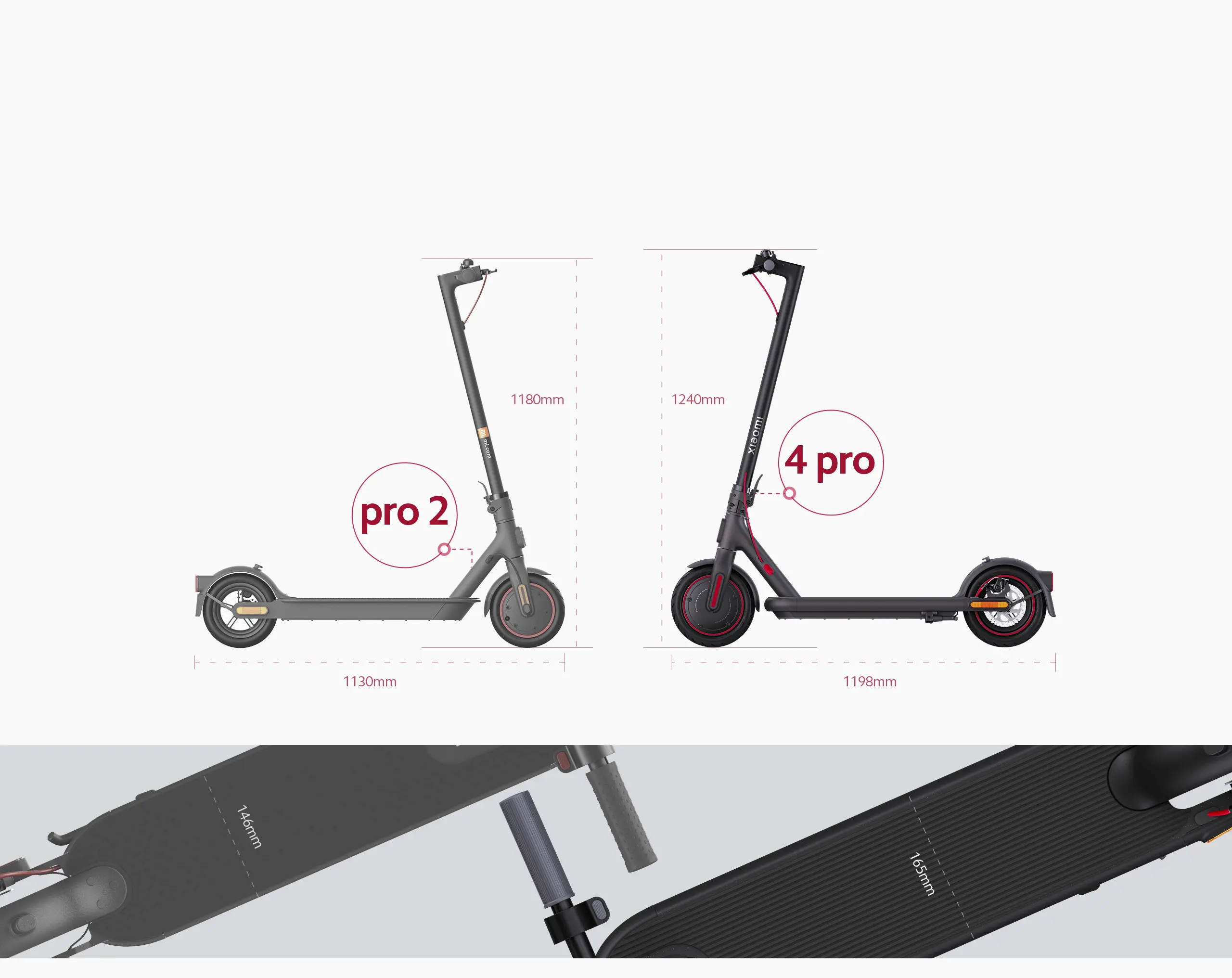 Original Xiaomi CE Electric Scooter new model pro4 with Mijia APP