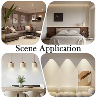 Spot LED encastré GU10 en aluminium, étanche IP65, dimmable, 3 températures de couleur (2700K, 3000K, 4000K)