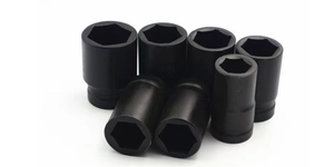 Douille à chocs profondes 6 points 3/8'' x 13 mm, entraînement carré métrique 30 mm, en acier CR-MO de qualité industrielle, douille à chocs inversée pour godet hydraulique - Product Image 4