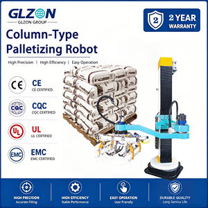 Système de palettisation compact pour l'industrie de la construction Palettiseur robotique automatique pour sacs - Product Image 1