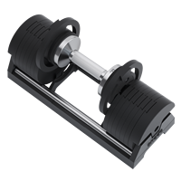 SNODE Ensemble d'haltères réglables 45 kg à changement de poids rapide, équipement de fitness pour la maison, entraînement de force, entraînement avec poids libre, OEM