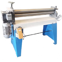 Mini machine à rouler les tôles électrique personnalisée Pliage des tôles Tuyau acier inoxydable fer aluminium 3 rouleaux