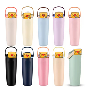 Ly giữ nhiệt 30oz mới, làm bằng thép không gỉ 304, dung tích lớn, thể thao, di động, có thể dùng làm ly giữ đá, ly uống nước có ống hút, thích hợp cho du lịch, có thể tùy chỉnh logo - Product Image 1