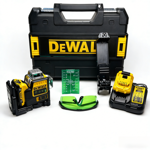 <span class=keywords><strong>Nivel</strong></span> Láser <span class=keywords><strong>Dewalt</strong></span> <span class=keywords><strong>360</strong></span> Autonivelante de 3 Vías, Nivelador Láser <span class=keywords><strong>Verde</strong></span> de 12V MAX con Batería de 2.0Ah y Estuche de Transporte Resistente DW089LG - Product Image 1