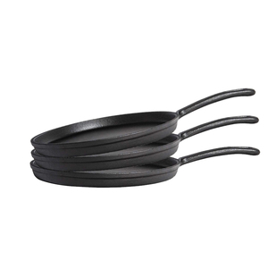 Vỉ Nướng Bằng Gang Nông Lớn 26 Cm, Chảo Rán Trứng Công Nghiệp Dùng Ngoài Trời Và Nhà Bếp - Product Image 4