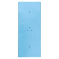 Tapete de Yoga de PU Personalizado de Alta Adherencia para Entrenamiento Intensivo HIIT y Acondicionamiento de Cadena Cinética, Tapetes de Yoga al por Mayor, Tapete de Pilates