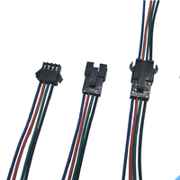 Arnés de cable JST de 4 pines Dash Plus Cross Marked, con carcasa rectangular de plástico blanco, cable de PVC de cobre estañado crimpado