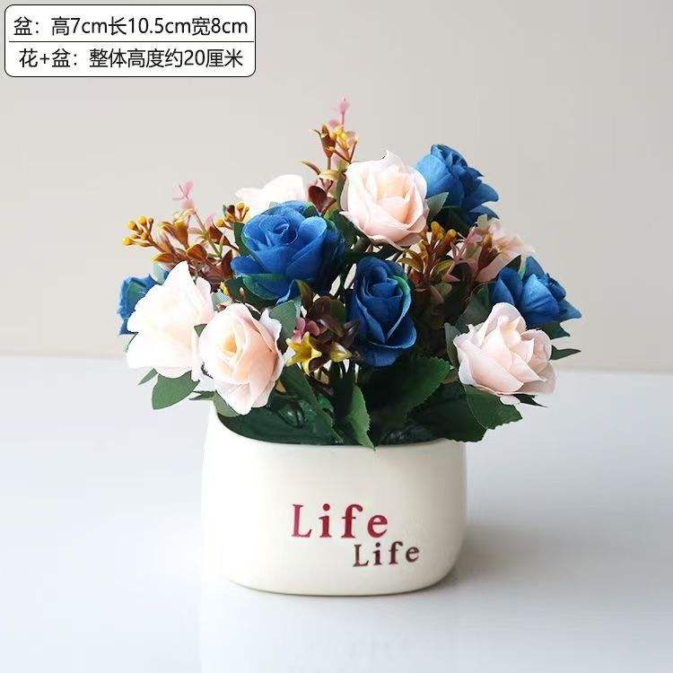 Automne Rose Bleu Saphir