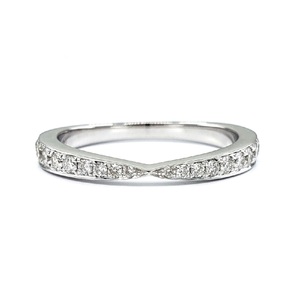 HK Factory Wholesale High Quality Designer Trendy Fine Jewellery 18k Solid White Gold Real Diamond Wedding Band <b>Ring</b> Women Party - Product Image 1