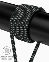 Cable de Datos Magnético E-MARK PD100W de 1.5M, 5A QC4.0, Cable de Carga Rápida USB Tipo C para iPad, Laptop, Teléfono 17 Pro Max, Samsung, Huawei