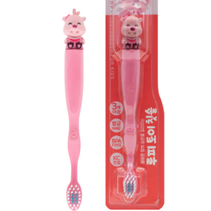 Cepillo de Dientes Suave para Niños Loopy Personalizado de Corea, 1 Pieza, Cepillo de Dientes para el Cuidado Bucal Infantil Hecho en Corea - Product Image 1