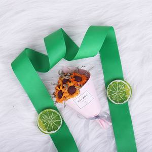 Cinta de <span class=keywords><strong>Grosgrain</strong></span> Personalizada de Fábrica de Alta Calidad de 3 Pulgadas con Impresión de Logotipo Cinta de <span class=keywords><strong>Grosgrain</strong></span> de Colores con Borde de Alambre - Product Image 5