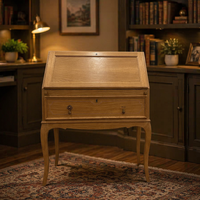 Bureau d'étude/commode de maquillage en bois, style américain antique, vintage, minimaliste, personnalisable, fabriqué en Chine, modèle 1