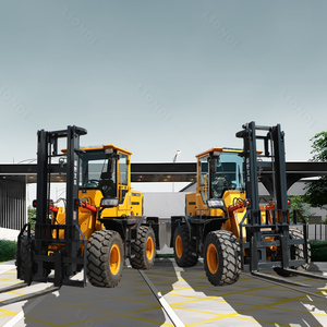 Professional <strong>Diesel</strong> Articulated <strong>All</strong> Wheel <strong>Forklift</strong> 4x4 Big Rough <strong>Terrain</strong> <strong>Forklift</strong> - Product Image 4