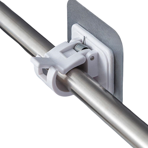 New Design <b>Curtain</b> Rod Holder Sticky Hooks Adhesive Hook No Punch Self Adhesive Sticky Hooks - Product Image 3