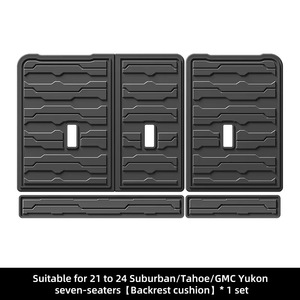 2021-2024 Chevrolet Tahoe/GMC Yukon/Saboban 100% Protection de l'environnement TPE Tapis de <span class=keywords><strong>voiture</strong></span> <span class=keywords><strong>Valise</strong></span> et coussin arrière de siège étanche - Product Image 4