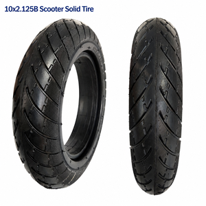 Pneu plein 10x2.125B de 10 pouces pour trottinette électrique, haute élasticité, anti-crevaison, non-pneumatique, pour performance urbaine, coque extérieure de roue - Product Image 1