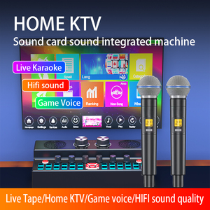 Tarjeta de Sonido Profesional SY7 con Altavoz, Micrófonos Inalámbricos Duales con Cancelación de Ruido para <span class=keywords><strong>Karaoke</strong></span>, Streaming y Podcasting - Product Image 2