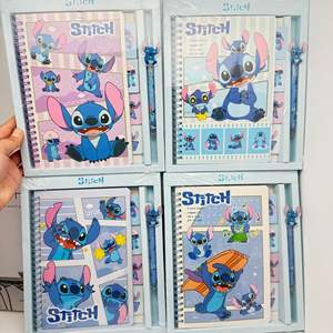 卸売カスタム漫画スクール学生用文房具描画ノート、ジェルペンセット付きステッチA5コイルギフト日記帳 - Product Image 1