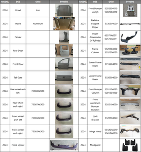 Czjf Phụ tùng xe hơi mới cản trước cho TOYOTA tacoma 2023 2024 <span class=keywords><strong>2025</strong></span> 52119-ak901 53111-ak010 lưới tản nhiệt đèn sương mù bao gồm khung - Product Image 6
