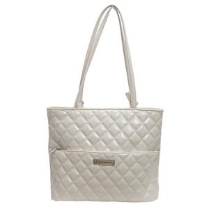 Sac à main pour femme à la mode en argent avec motif de diamant et poche zippée - Product Image 4