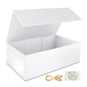 Wedding Gift <strong>Boxes</strong> for Present with Lids Magnetic Closure Rectangle Collapsible for <strong>Bridesmaid</strong> <strong>Proposal</strong> Box, Wedding, Christmas - Product Image 1