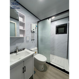 Casa Contenedor de Lujo RUIISTEEL de 2 Pisos, Sistema Plegable Prefabricado de 40 Pies con Baño y Aseo, Diseño de Villa - Product Image 2