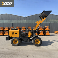YUANGONG EPA4 China Front Mini Telescopic Loader Bucket, Front End Small Wheel Loader dengan Euro Quick Coupler, Harga 1 Ton 2 Ton