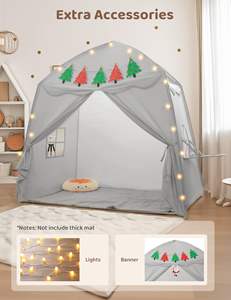 Tentes pour enfants tente de jeu occultante château de fille peluche princesse maison de rêve Portable tente de Camping Pop up - Product Image 3