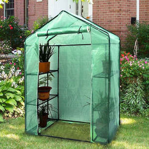 Serre de jardin en aluminium écologique - Facile à assembler et à démonter, imperméable pour la culture des légumes - Product Image 1