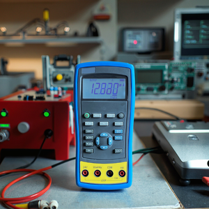 Calibrador de Corriente y Voltaje de Alta Resolución, Instrumento de Calibración Portátil con Pantalla LCD - Product Image 2
