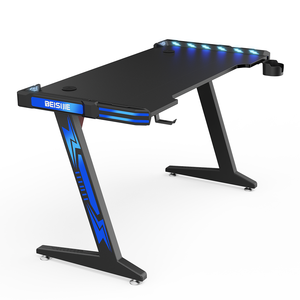 Nuevo DISEÑO <span class=keywords><strong>DE</strong></span> Beisijie Z-Frame Metal Durable <span class=keywords><strong>Precio</strong></span> al por mayor más barato para PC <span class=keywords><strong>Gamer</strong></span> Usado RGB Gaming Table Azul - Product Image 2