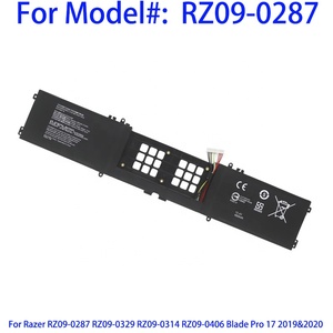 Batería aptop RZ09-0287 o Azer RZ09-0287, RZ09-0329 RZ09-0314, <span class=keywords><strong>17</strong></span> 2019 y 2020 15,4 V 70.5W - Product Image 2