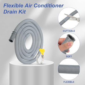 ท่อระบายน้ำคอนเดนเสทแบบยืดหยุ่นเคลือบพีวีซีสองชั้น ท่อโค้งงอแบบมีลอน ท่อโค้งงอแบบมีลอนสำหรับงานไฟฟ้า - Product Image 5