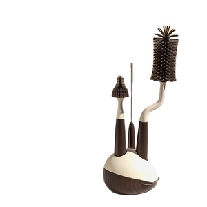 Vente en gros de brosse pour biberon en silicone sans BPA, facile à utiliser et durable, essentiel pour les parents, nettoyant les biberons - Product Image 1