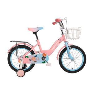 Bicicleta para Niñas de 3 a 14 Años, Estilo Retro de 14 Pulgadas con Ruedas de Entrenamiento y Soporte, Bicicletas para Niñas - Product Image 4