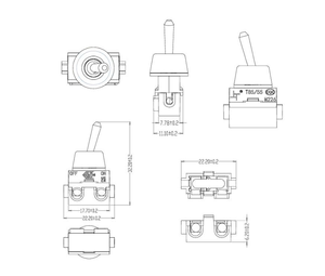 Interruptor Mecánico Manual de Palanca para <span class=keywords><strong>Encender</strong></span>/Apagar Lámparas LED - Product Image 2