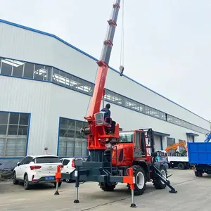 Loading Equipment 3.5t Forklift Telescopic Crane For Warehouse Workshop Factory