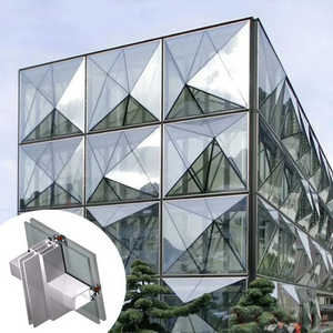 Panneaux de mur-rideau contemporains en alliage d'aluminium, surface anodisée, anti-corrosion pour l'extérieur des bâtiments - Product Image 4