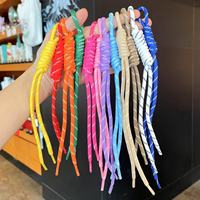 Cordon tressé coloré en nylon, porte-clés pour sac, cordon en paracorde noué, accessoires et composants de bijoux
