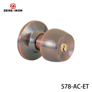 Durable Modern <strong>Matte</strong> <strong>Black</strong> Stainless Steel Interior Privacy <strong>Door</strong> <strong>Knob</strong> with 3 Keys Anti-Theft Rectangle Design - Product Image 4